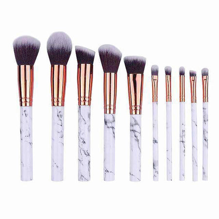 Eye Essential Rose Gold Brush Set with Pouch- 12 piece