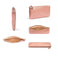 Eye Essential Rose Gold Brush Set with Pouch- 12 piece - AQUALUZZA